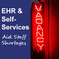 alleviate staffing shortages with patient self services